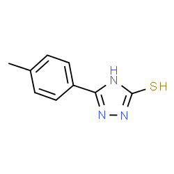 ChemSpider 2D Image | 3-(4-Methylphenyl)-1H-1,2,4-triazole-5-thiol | C9H9N3S
