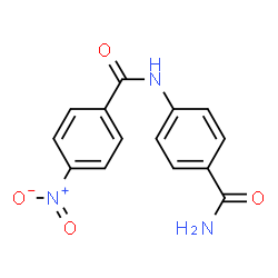 ChemSpider 2D Image | N-(4-Carbamoylphenyl)-4-nitrobenzamide | C14H11N3O4