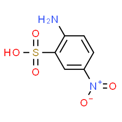 ChemSpider 2D Image | 4-Nitroaniline-2-sulfonic acid | C6H6N2O5S