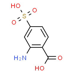 ChemSpider 2D Image | 2-Amino-4-sulfobenzoic acid | C7H7NO5S
