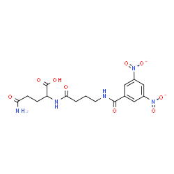ChemSpider 2D Image | N~2~-{4-[(3,5-Dinitrobenzoyl)amino]butanoyl}glutamine | C16H19N5O9