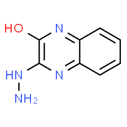ChemSpider 2D Image | 3-Hydrazino-2-quinoxalinol | C8H8N4O