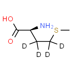 ChemSpider 2D Image | L-(3,3,4,4-~2~H_4_)Methionine | C5H7D4NO2S