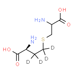 ChemSpider 2D Image | S-(2-Amino-2-carboxyethyl)-L-(3,3,4,4-~2~H_4_)homocysteine | C7H10D4N2O4S