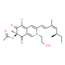 ChemSpider 2D Image | peniazaphilone C | C23H28ClNO5