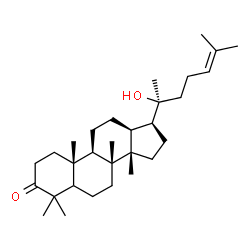 ChemSpider 2D Image | (5xi,13alpha,14beta)-20-Hydroxydammar-24-en-3-one | C30H50O2
