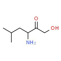 ChemSpider 2D Image | 3-Amino-1-hydroxy-5-methyl-2-hexanone | C7H15NO2