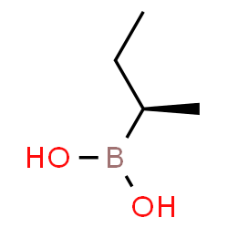 ChemSpider 2D Image | (2R)-2-Butanylboronic acid | C4H11BO2
