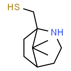 ChemSpider 2D Image | (8,8-Dimethyl-2-azabicyclo[3.2.1]oct-1-yl)methanethiol | C10H19NS