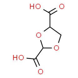 ChemSpider 2D Image | 1,3-Dioxolane-2,4-dicarboxylic acid | C5H6O6