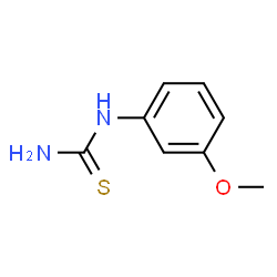 ChemSpider 2D Image | 1-(3-Methoxyphenyl)thiourea | C8H10N2OS