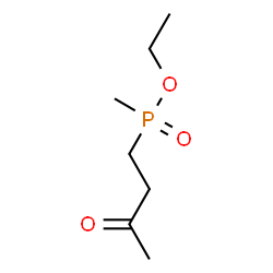 ChemSpider 2D Image | Ethyl methyl(3-oxobutyl)phosphinate | C7H15O3P