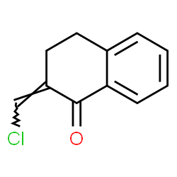 ChemSpider 2D Image | (2Z)-2-(Chloromethylene)-3,4-dihydro-1(2H)-naphthalenone | C11H9ClO