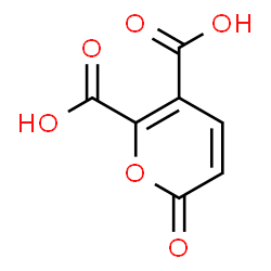 ChemSpider 2D Image | 2-Oxo-2H-pyran-5,6-dicarboxylic acid | C7H4O6