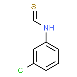 ChemSpider 2D Image | N-(3-Chlorophenyl)thioformamide | C7H6ClNS