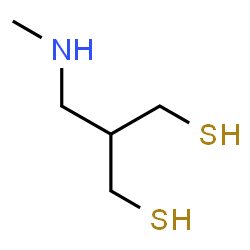 ChemSpider 2D Image | 2-[(Methylamino)methyl]-1,3-propanedithiol | C5H13NS2