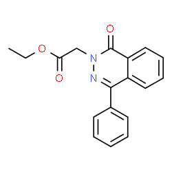 ChemSpider 2D Image | Ethyl (1-oxo-4-phenyl-2(1H)-phthalazinyl)acetate | C18H16N2O3
