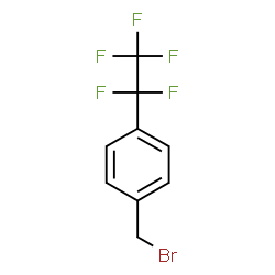 ChemSpider 2D Image | 1-(Bromomethyl)-4-(pentafluoroethyl)benzene | C9H6BrF5