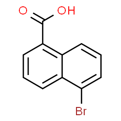ChemSpider 2D Image | 5-Bromo-1-naphthoic acid | C11H7BrO2