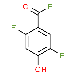 ChemSpider 2D Image | 2,5-Difluoro-4-hydroxybenzoyl fluoride | C7H3F3O2