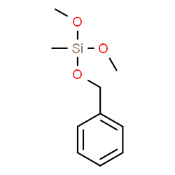 ChemSpider 2D Image | (Benzyloxy)(dimethoxy)methylsilane | C10H16O3Si