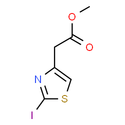 ChemSpider 2D Image | Methyl (2-iodo-1,3-thiazol-4-yl)acetate | C6H6INO2S