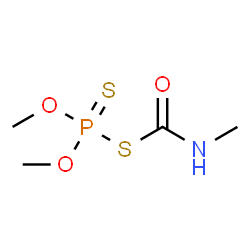 ChemSpider 2D Image | Phosphorodithioic acid, O,O-dimethyl S-[(methylamino)carbonyl] ester | C4H10NO3PS2