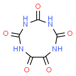 ChemSpider 2D Image | 1,3,5,7-Tetrazonane-2,4,6,8,9-pentone | C5H4N4O5