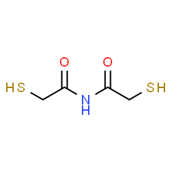ChemSpider 2D Image | 2-Sulfanyl-N-(sulfanylacetyl)acetamide | C4H7NO2S2