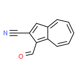 ChemSpider 2D Image | 1-Formyl-2-azulenecarbonitrile | C12H7NO