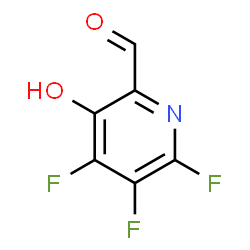 ChemSpider 2D Image | 4,5,6-Trifluoro-3-hydroxy-2-pyridinecarbaldehyde | C6H2F3NO2