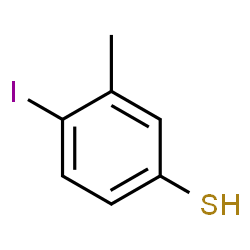 ChemSpider 2D Image | 4-Iodo-3-methylbenzenethiol | C7H7IS