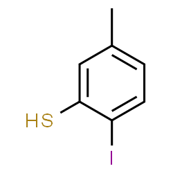 ChemSpider 2D Image | 2-Iodo-5-methylbenzenethiol | C7H7IS