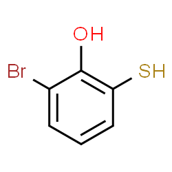 ChemSpider 2D Image | 2-Bromo-6-sulfanylphenol | C6H5BrOS
