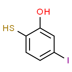 ChemSpider 2D Image | 5-Iodo-2-sulfanylphenol | C6H5IOS