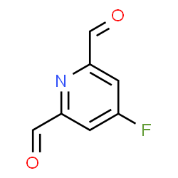 ChemSpider 2D Image | 4-Fluoro-2,6-pyridinedicarbaldehyde | C7H4FNO2
