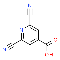 ChemSpider 2D Image | 2,6-Dicyanoisonicotinic acid | C8H3N3O2