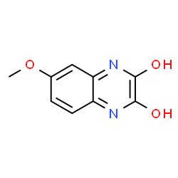 ChemSpider 2D Image | 6-Methoxy-2,3-quinoxalinediol | C9H8N2O3