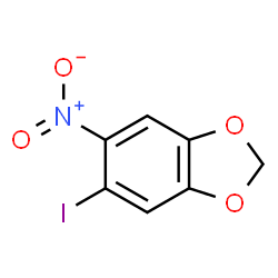 ChemSpider 2D Image | 5-Iodo-6-nitro-1,3-benzodioxole | C7H4INO4