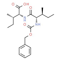 ChemSpider 2D Image | N-[(Benzyloxy)carbonyl]-L-isoleucyl-D-alloisoleucine | C20H30N2O5