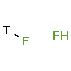 ChemSpider 2D Image | Hydrofluoric acid, compd. with hydrofluoric acid-t (1:1) | HTF2