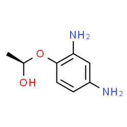 ChemSpider 2D Image | (1R)-1-(2,4-Diaminophenoxy)ethanol | C8H12N2O2