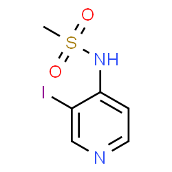 ChemSpider 2D Image | N-(3-Iodo-4-pyridinyl)methanesulfonamide | C6H7IN2O2S