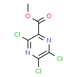 ChemSpider 2D Image | Methyl 3,5,6-trichloro-2-pyrazinecarboxylate | C6H3Cl3N2O2