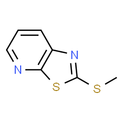 ChemSpider 2D Image | 2-(Methylthio)thiazolo[5,4-b]pyridine | C7H6N2S2