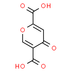 ChemSpider 2D Image | 4-Oxo-4H-pyran-2,5-dicarboxylic acid | C7H4O6