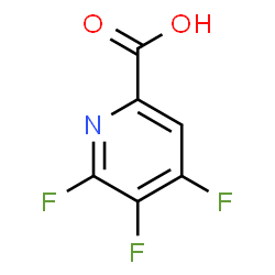 ChemSpider 2D Image | 4,5,6-Trifluoro-2-pyridinecarboxylic acid | C6H2F3NO2