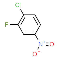 ChemSpider 2D Image | 1-Chloro-2-fluoro-4-nitrobenzene | C6H3ClFNO2
