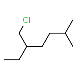ChemSpider 2D Image | 5-(Chloromethyl)-2-methylheptane | C9H19Cl