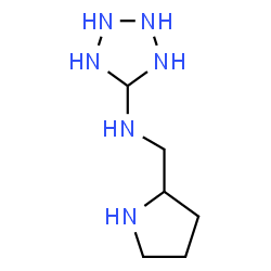 ChemSpider 2D Image | N-(2-Pyrrolidinylmethyl)-5-tetrazolidinamine | C6H16N6